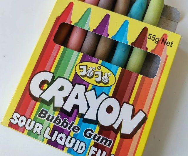 JoJo Crayon – Sour Liquid Filled Bubble Gum