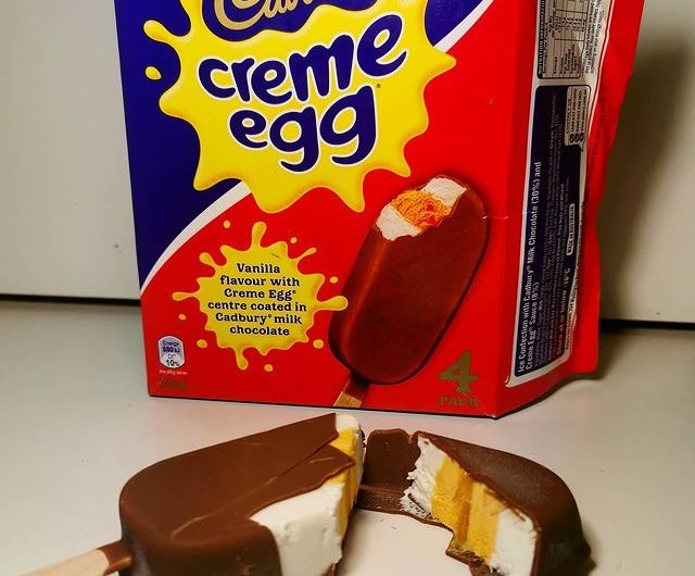 Cadbury Creme Egg – ….Um, Ice Cream Sh1t on a Stick?
