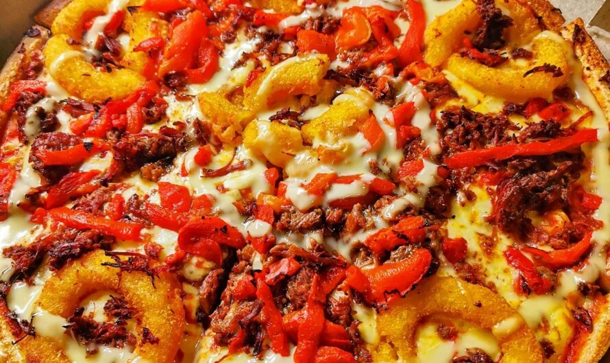 Hell Pizza – Philly Cheese Steak Pizza