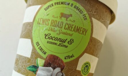 Lewis Road Creamery - Ice Cream - Coconut and Gisborne Lime