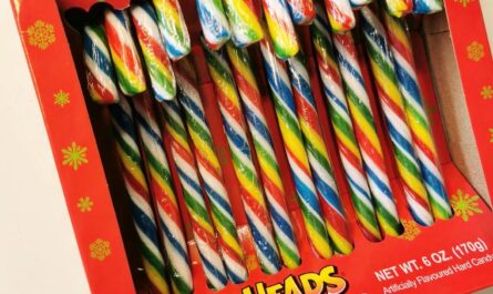 Warheads sour candy canes