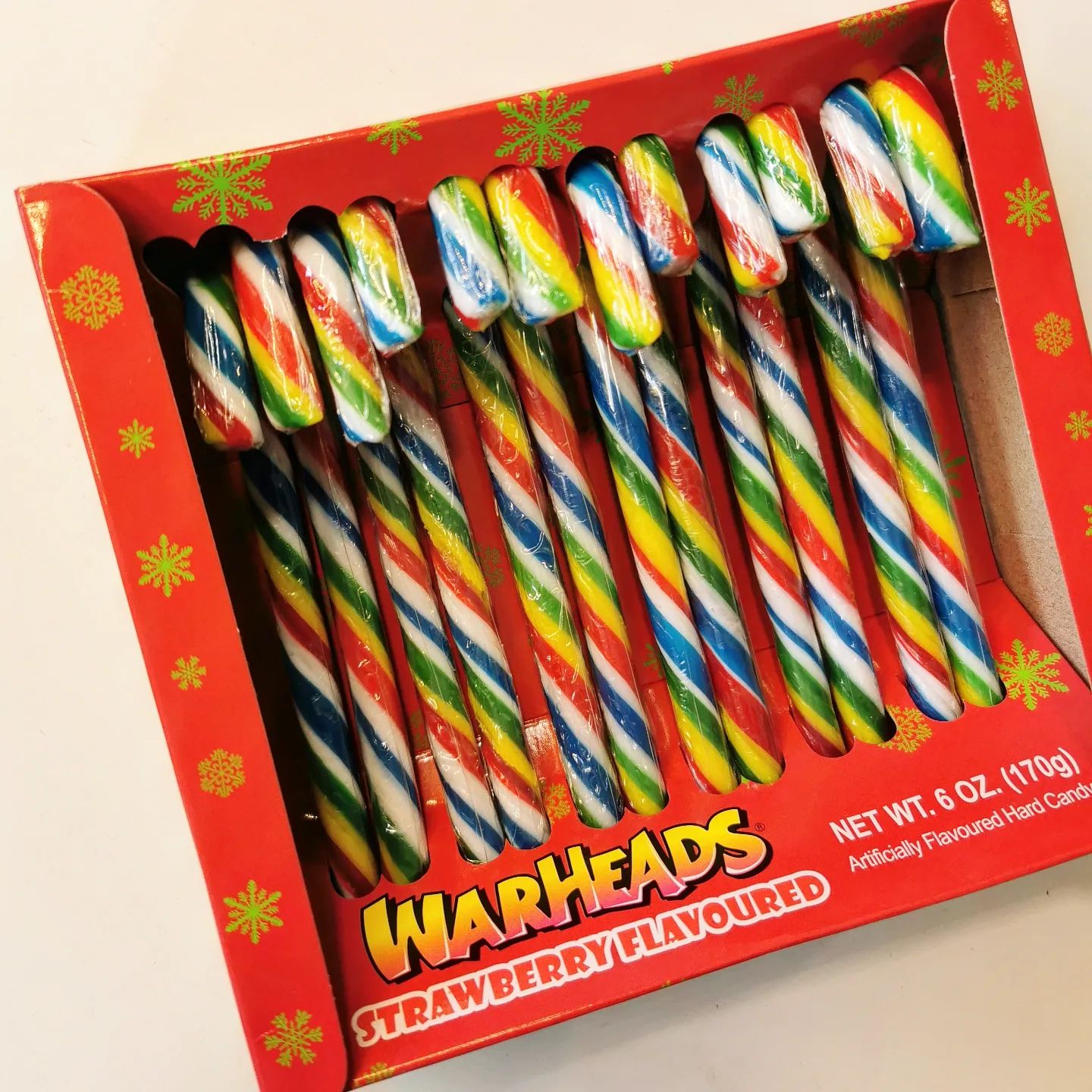 Warheads Sour Candy Canes sh1teater NZ snack reviews